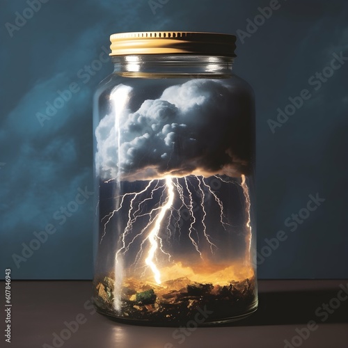 Storm in a jar