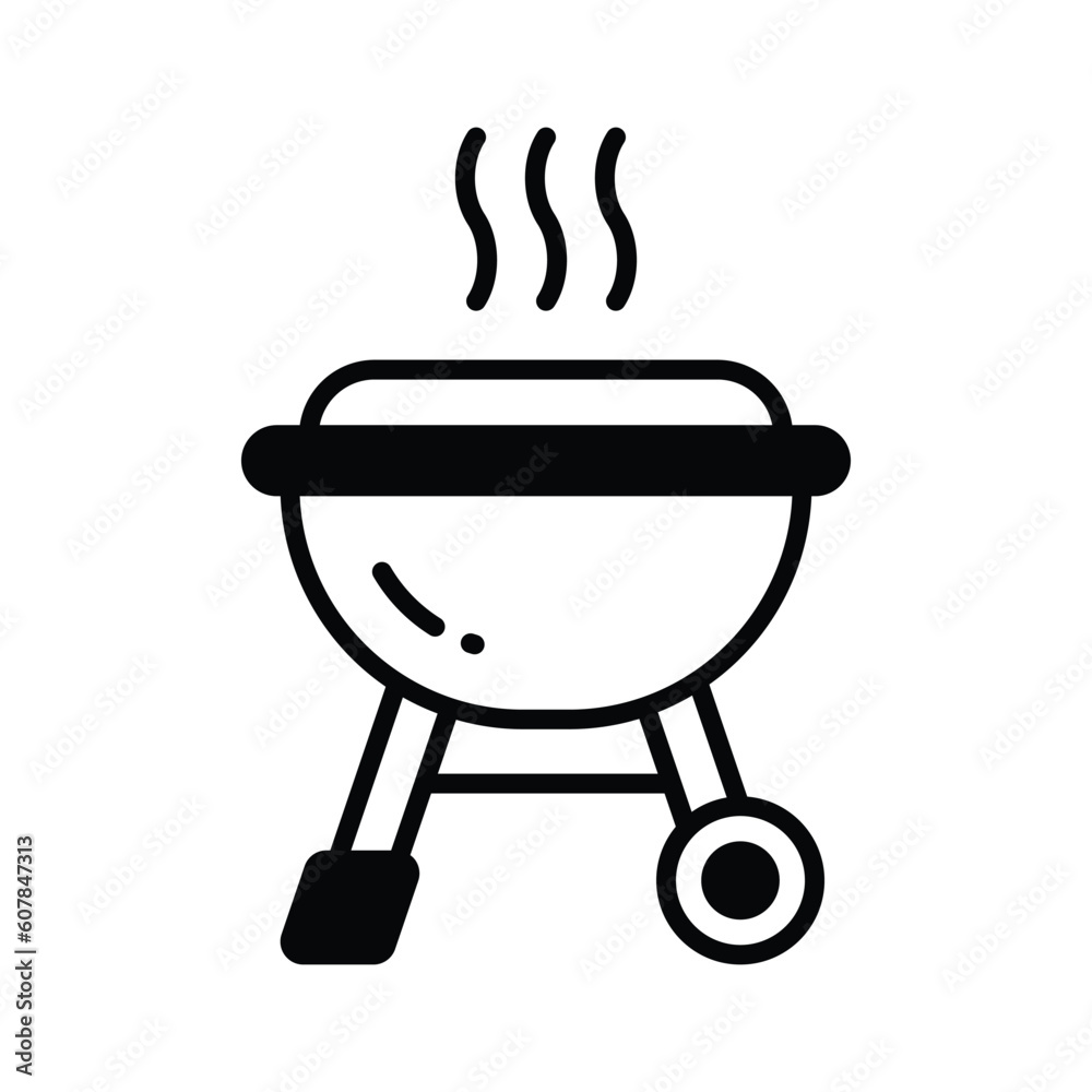 An amazing Bbq grill vector design in modern style, easy to use icon An amazing Bbq grill vector design in modern style, easy to use icon