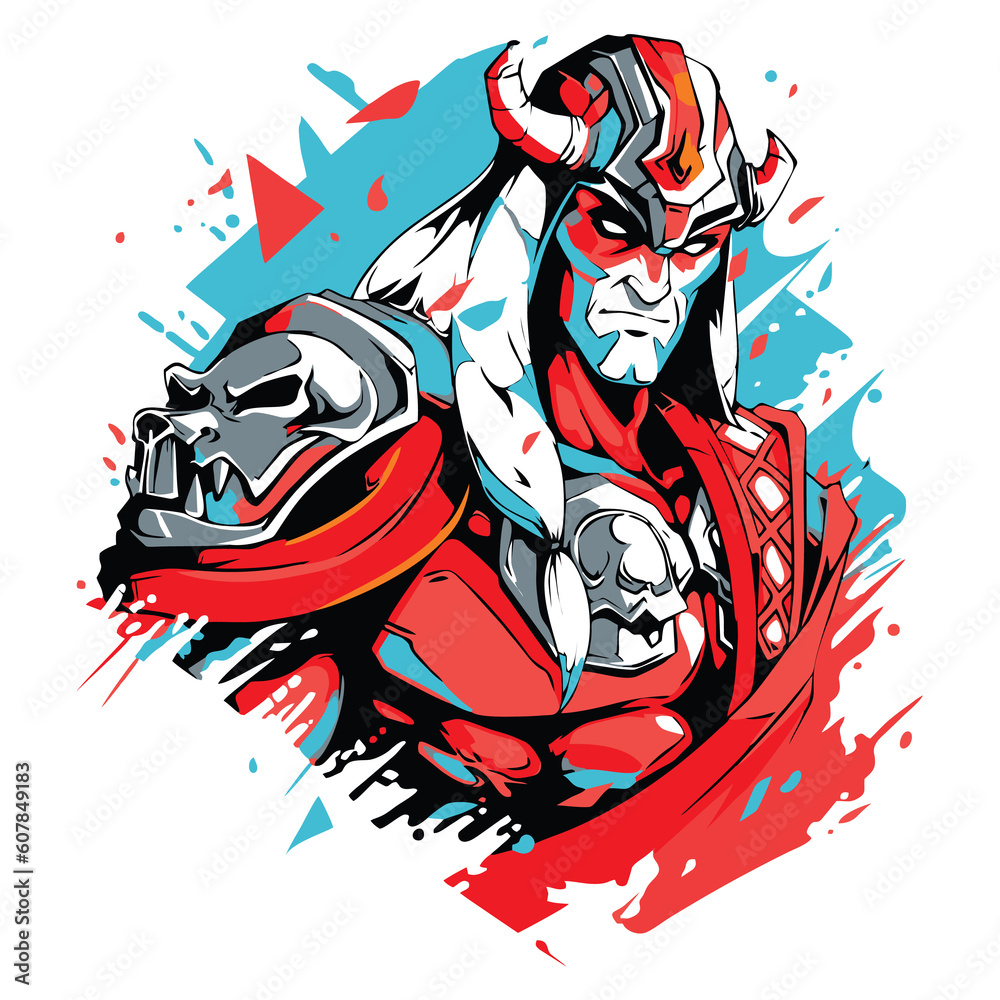 Fresh and unique warrior graphic for stylish tshirt Fresh and unique warrior graphic for stylish tshirt