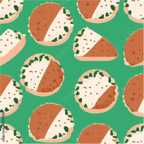 cute simple falafel pattern, cartoon, minimal, decorate blankets, carpets, for kids, theme print design
