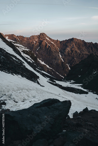 Moroccan winter ascent to the highest summit in northern Africa, Jebel Toubkal 