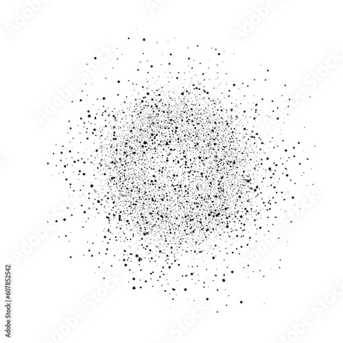 Explosion shatter concept isolated on transparent background, vector illustration.