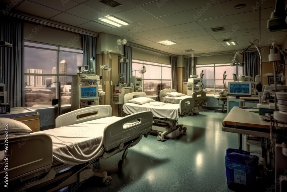 Hospitals and medical centers have a very characteristic professional photography ai generated Hospitals and medical centers have a very characteristic professional photography ai generated