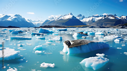 Glacier melting global warming