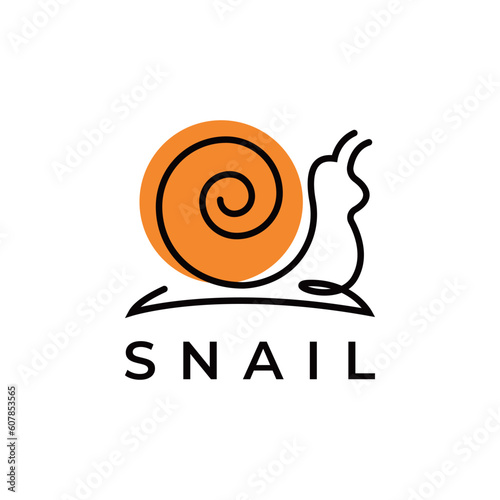Snail line icon, outline vector sign, linear pictogram isolated on white. Symbol, logo illustration