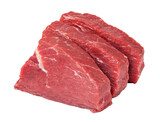 Raw beef meat isolated 