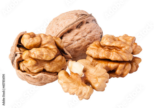Fotografía walnuts isolated
