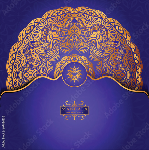 Vector luxury mandala decorative ethnic element