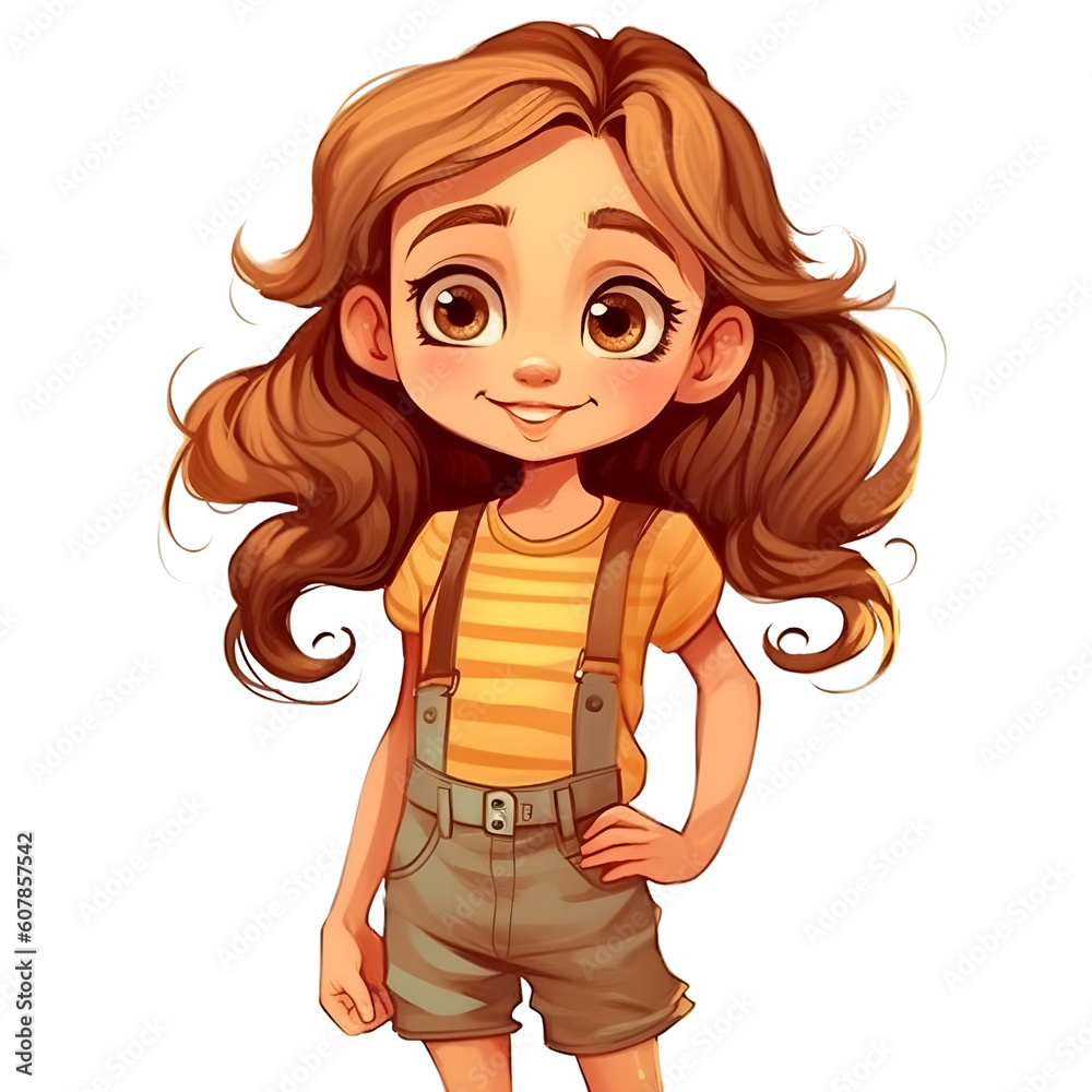 Boy and girl cartoon hand draw clipart vector illustration Boy and girl cartoon hand draw clipart vector illustration