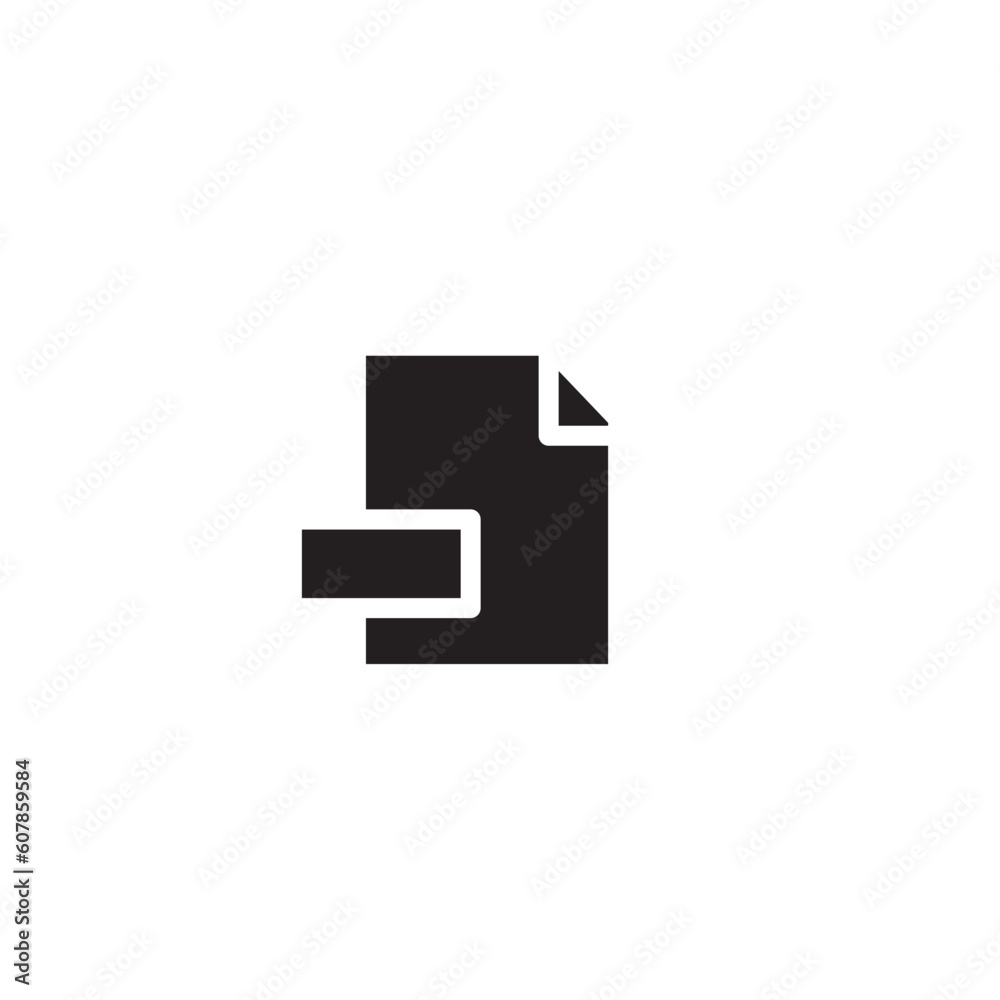 File Pot Document Solid Icon File Pot Document Solid Icon