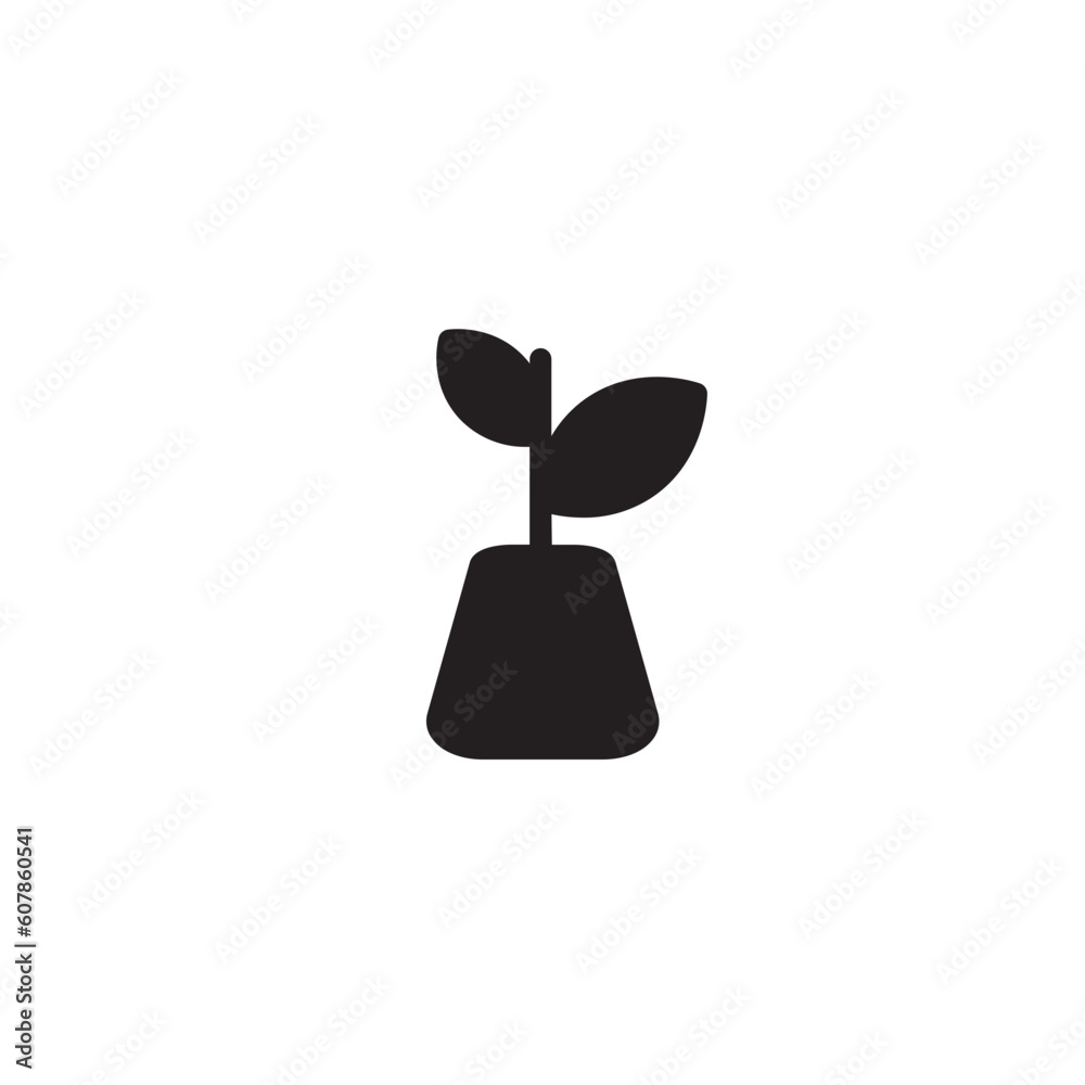 Pot Seeding User Solid Icon Pot Seeding User Solid Icon