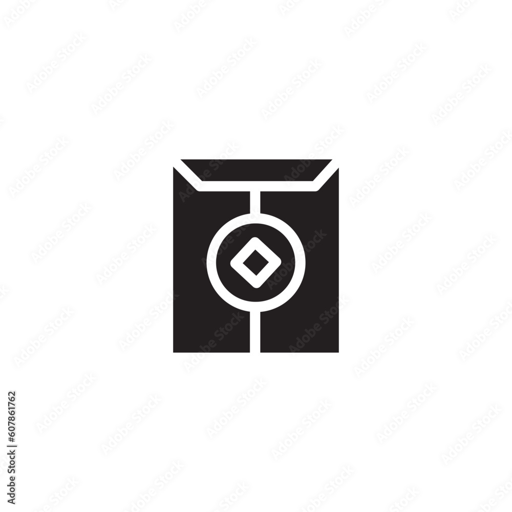 Gift Lunar Chines Solid Icon Gift Lunar Chines Solid Icon