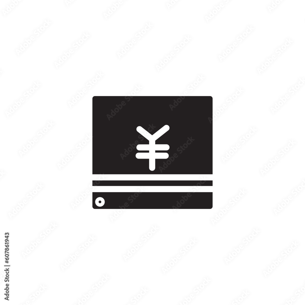 Chinese Currency Ecommerce Solid Icon Chinese Currency Ecommerce Solid Icon
