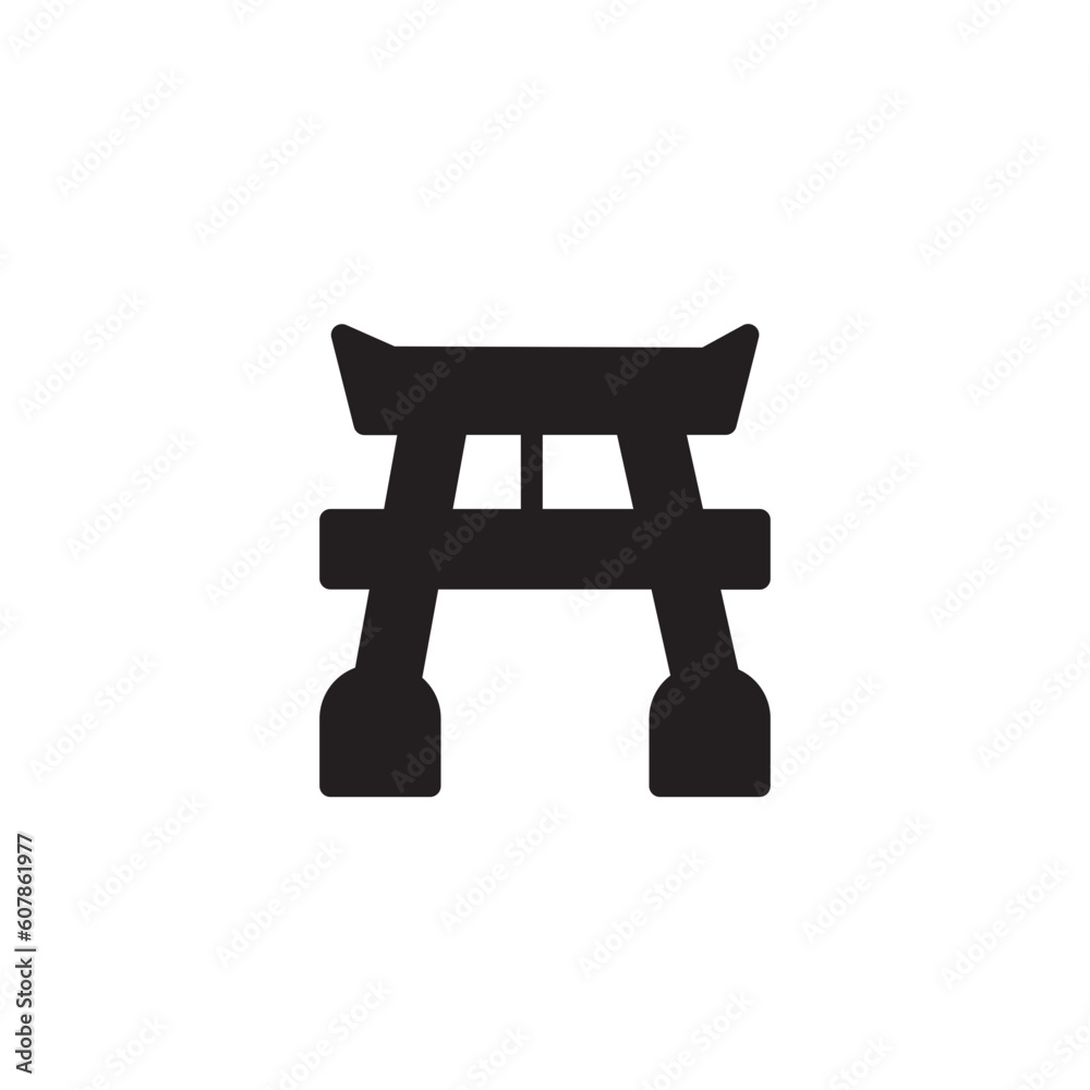 Chinese Japanese Religion Solid Icon Chinese Japanese Religion Solid Icon