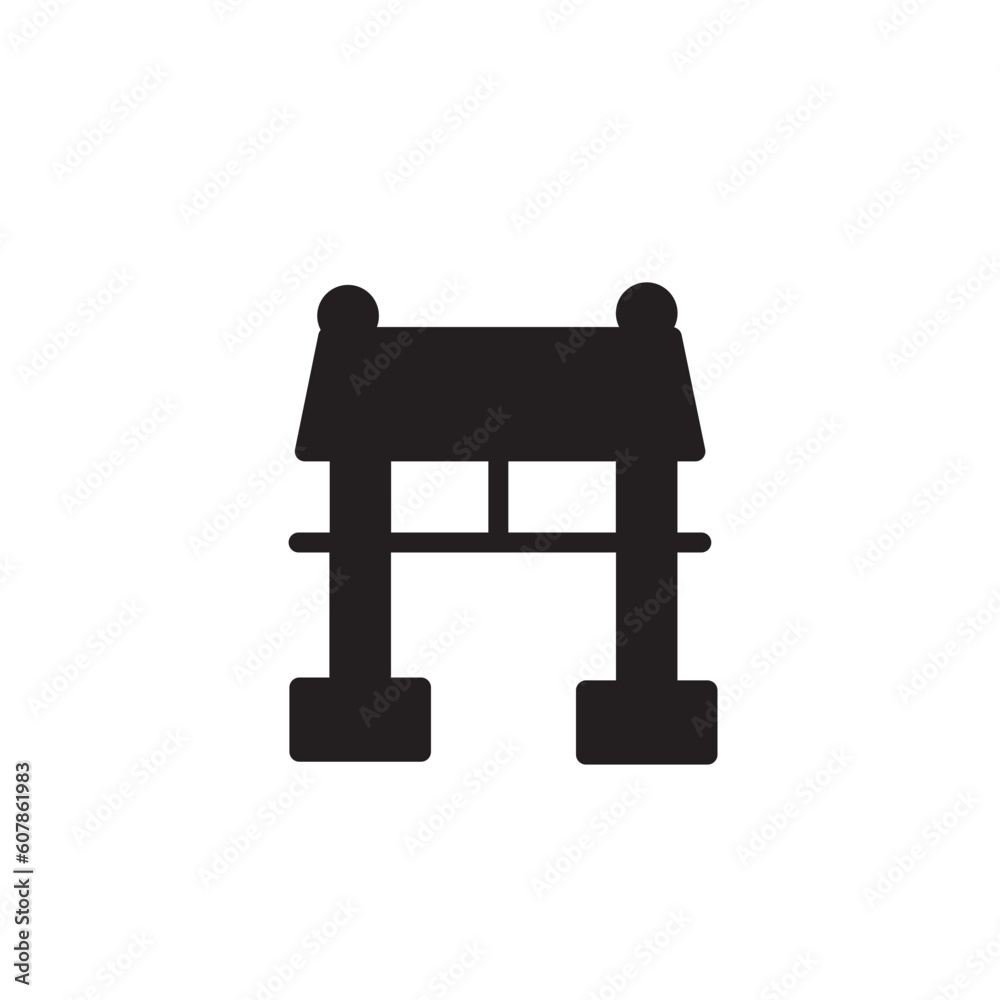 Chinese Japanese Religion Solid Icon Chinese Japanese Religion Solid Icon