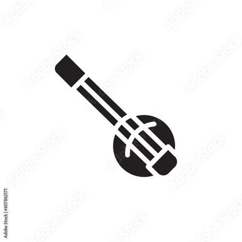 Guitar Medieval Music Solid Icon