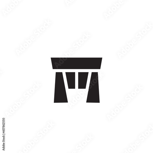 Apan Temple Torii Solid Icon