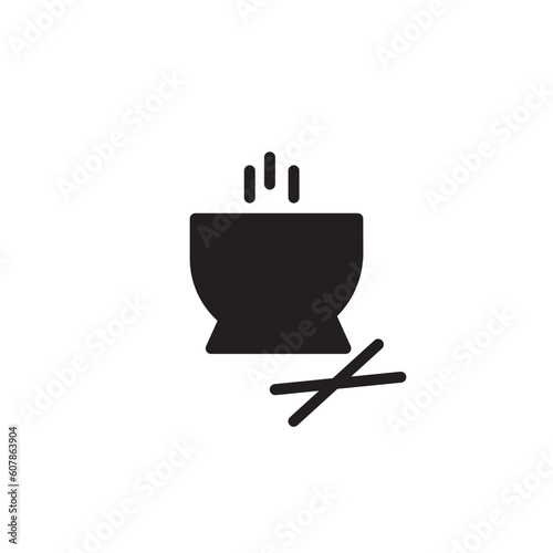 Bowl Chinese Food Solid Icon