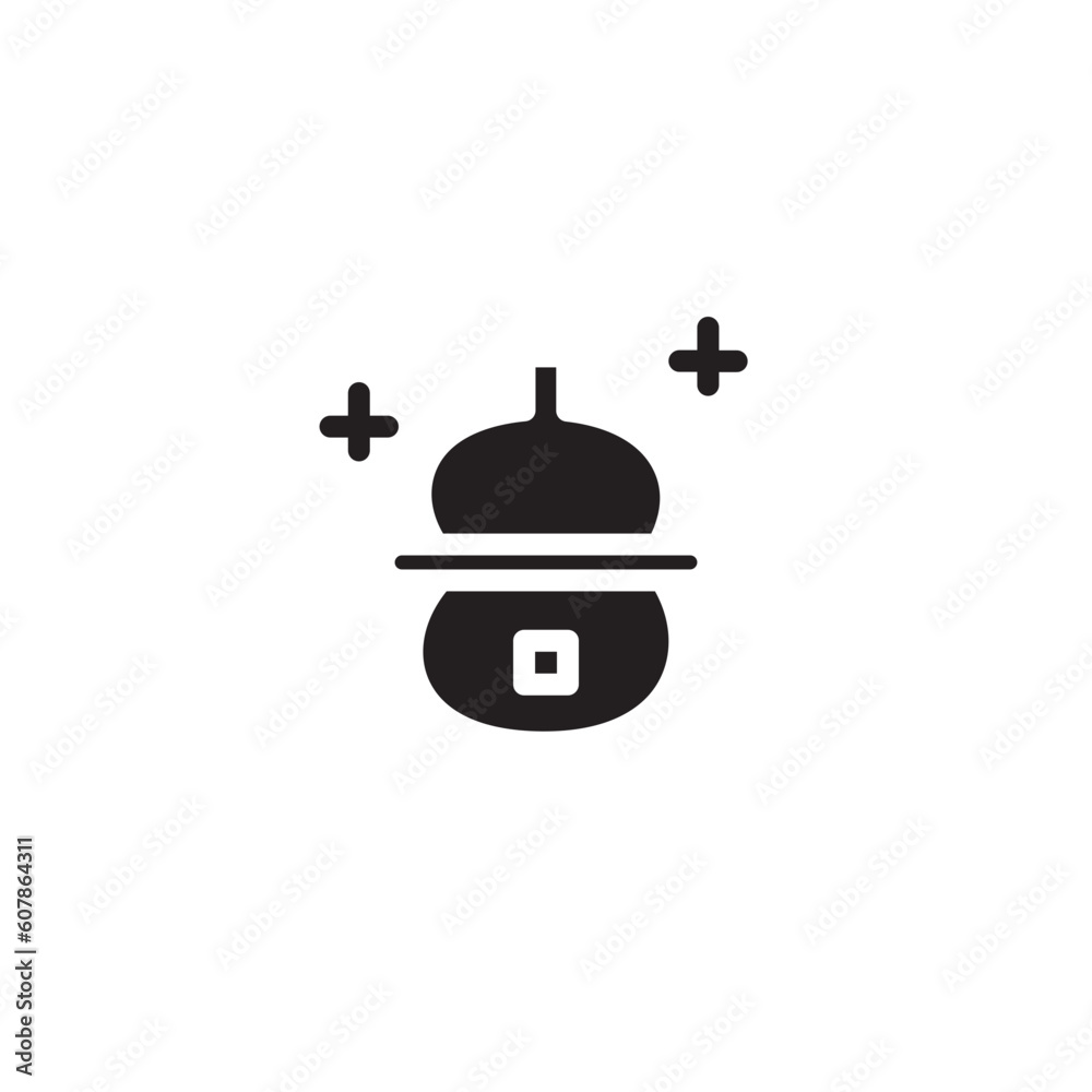Calabash New Year Solid Icon Calabash New Year Solid Icon