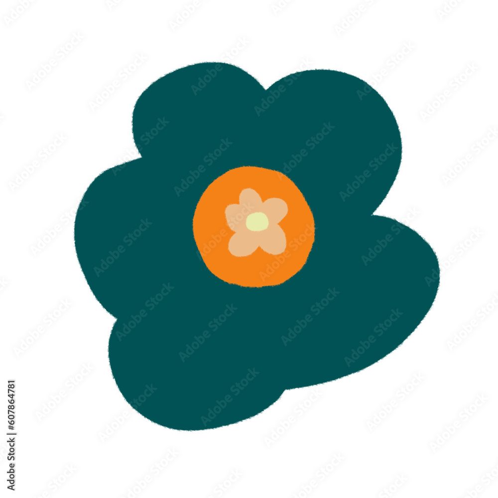 Cute colorful flower.Spring art print with botanical elements. Happy Easter. Folk style. Posters for the spring holiday. icons isolated on white background. Cute colorful flower.Spring art print with botanical elements. Happy Easter. Folk style. Posters for the spring holiday. icons isolated on white background.