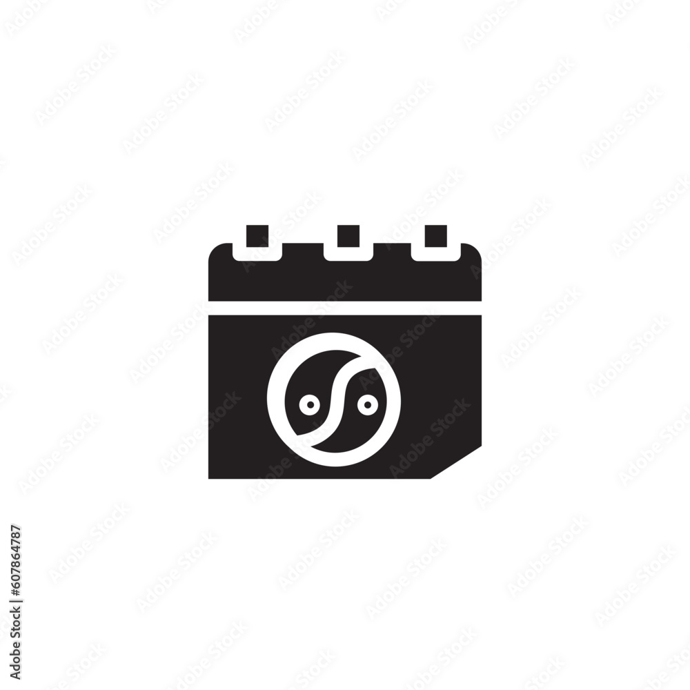 Calendar Chinese Hanging Solid Icon Calendar Chinese Hanging Solid Icon