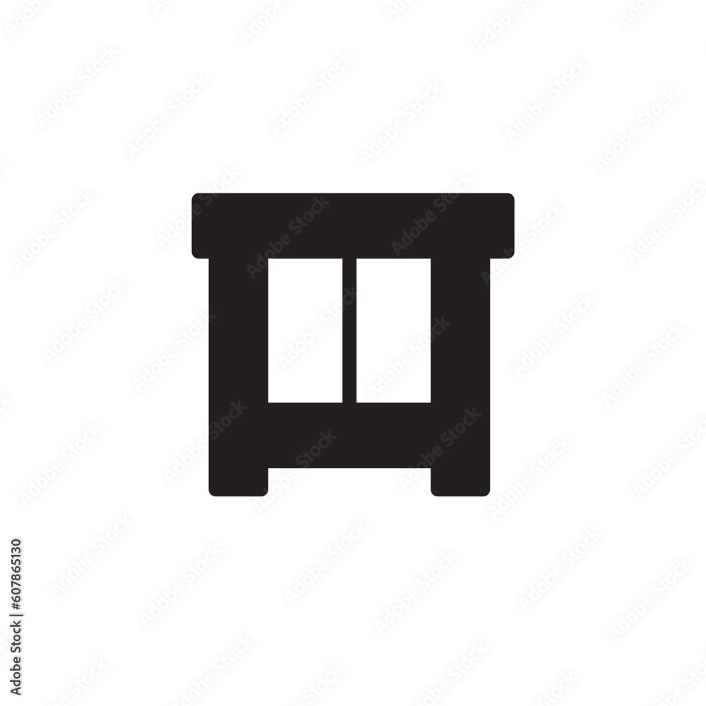 Chinese Furniture Cabinet Solid Icon