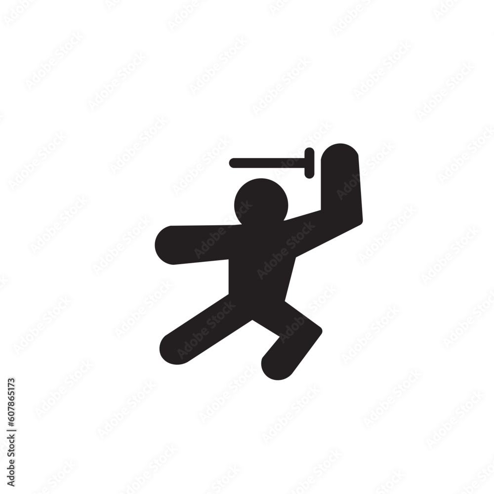 Chinese Sword Weapon Solid Icon Chinese Sword Weapon Solid Icon