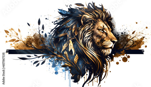 lion logo design	