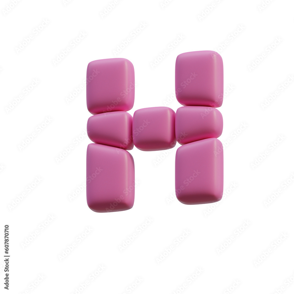 Funny Shapes 3D Alphabet or PNG Letters Funny Shapes 3D Alphabet or PNG Letters