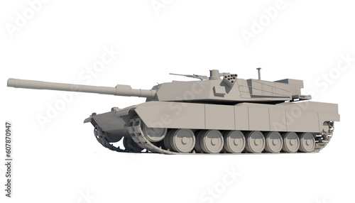 American tank isolated