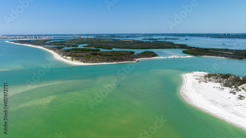 aerial view of beach in florida