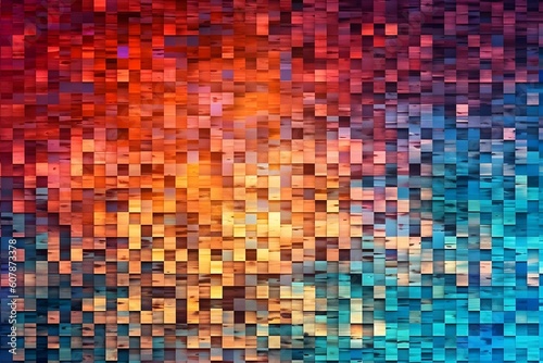 Digital Abstract Glitch Background realistic photography. Generative AI