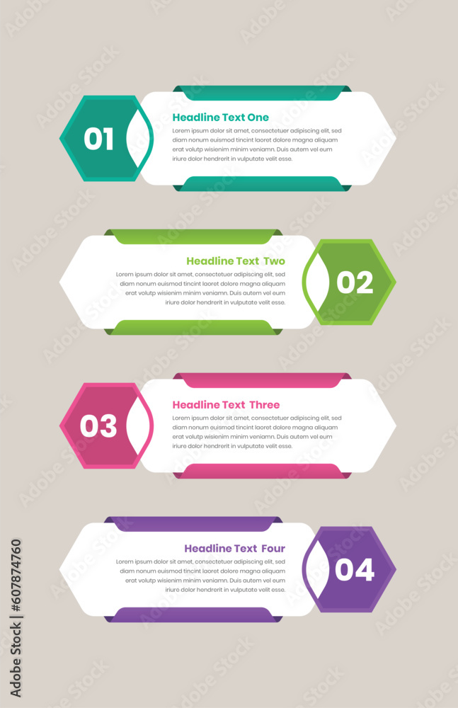Project plan and process overview steps infographic layout design with minimal abstract shape
