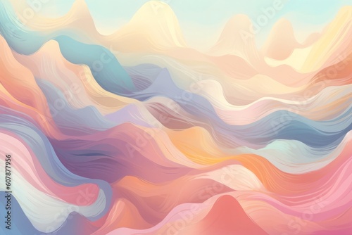 pastel abstract background. generative Ai