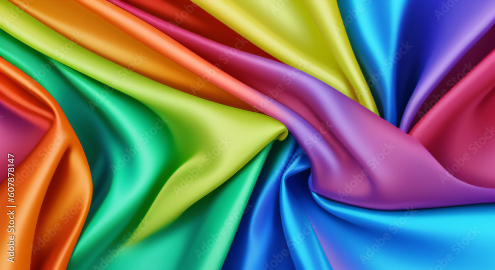 colorful silk background
