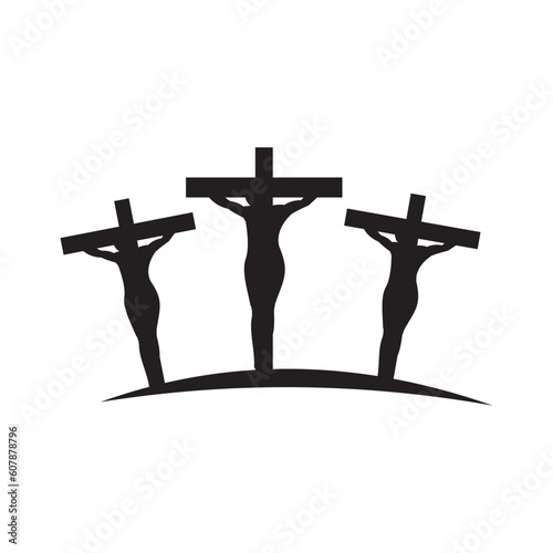 christian cross logo icon symbol