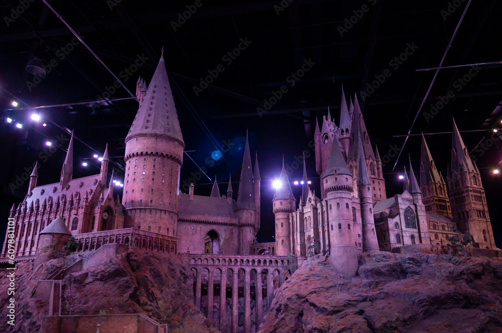 Fototapeta premium London, UK; October 23, 2013; Warner Bros Studios London tour, with the sets and original material of the Harry Potter movies.