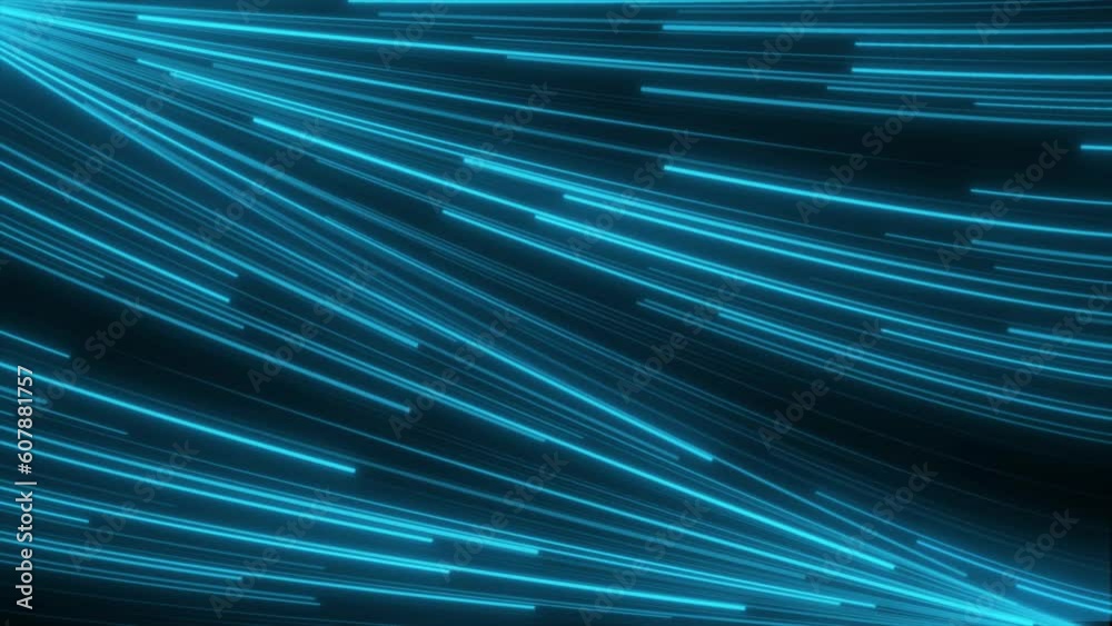 Abstract futuristic technology background with glowing neon blue lines. Seamless looping animation Abstract futuristic technology background with glowing neon blue lines. Seamless looping animation