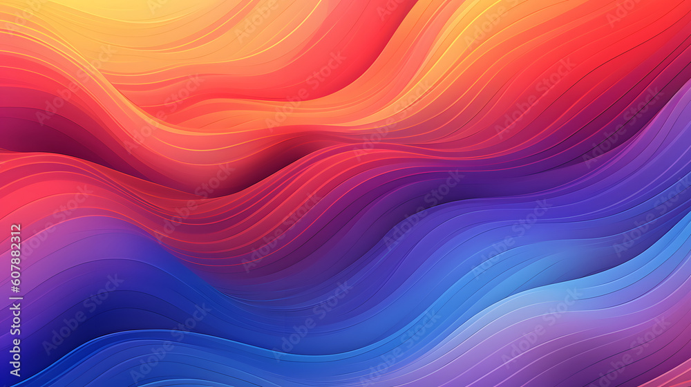 abstract colorful background with waves