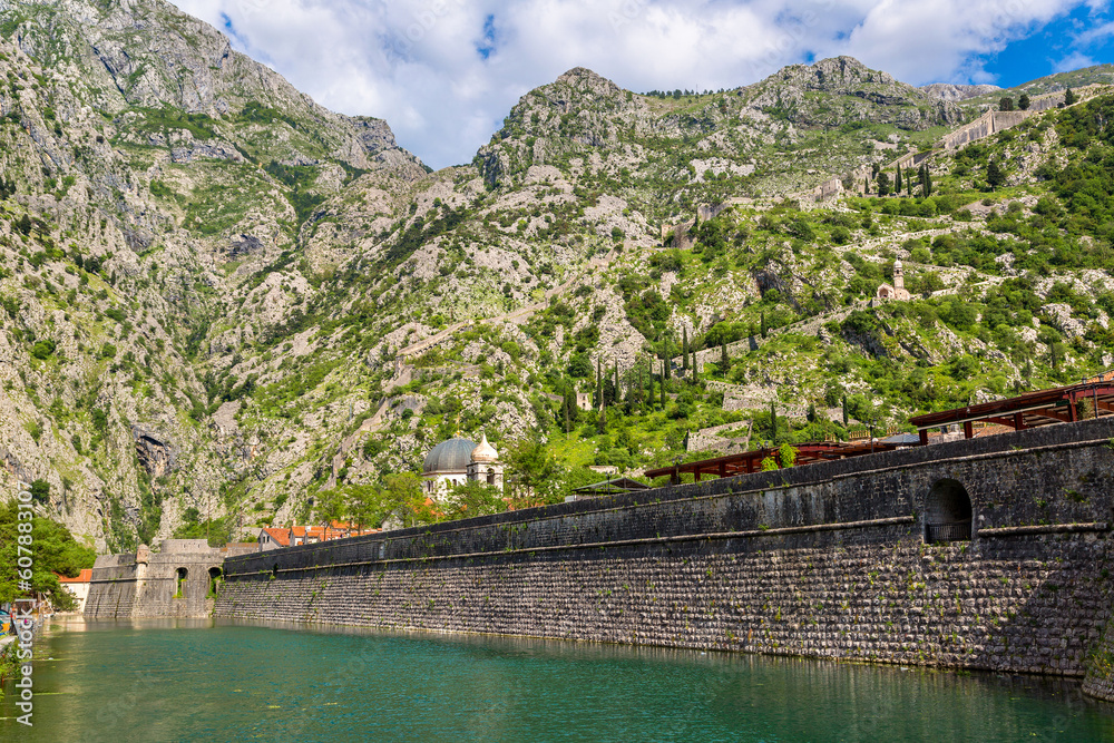 Old fortress in Kotor, Montenegro Old fortress in Kotor, Montenegro