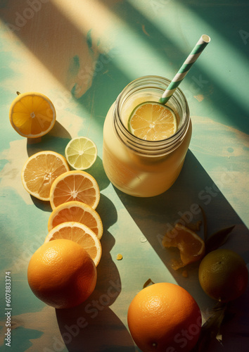 et the zesty allure of this sun-kissed citrus splash elevate your designs. Bursting with freshness and vibrant hues, this image is perfect for your summer campaigns. Get it now and awaken your creativ