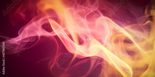 abstract background smoke, fire, flames © RemsH