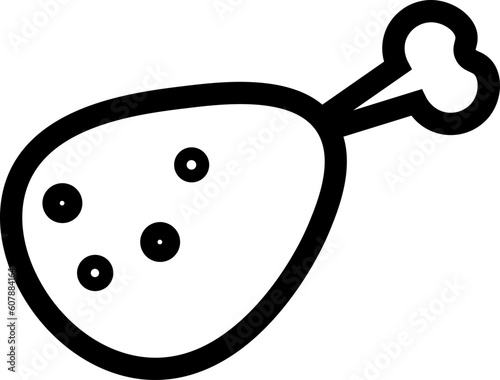 Chicken Leg free icon