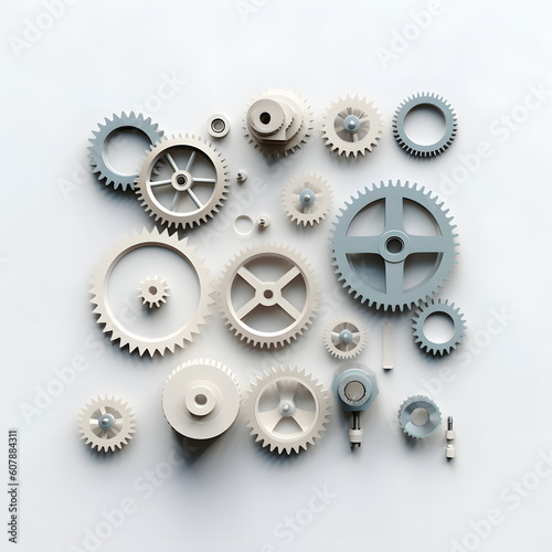 gears on the background