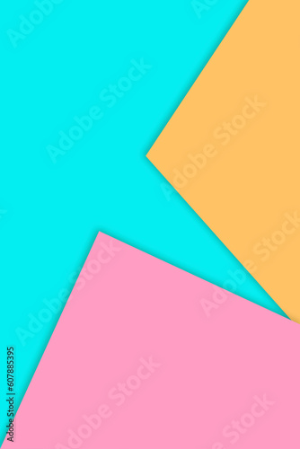 Free Download Geometric abstract background with shadow paper cut layers - GFXLoad