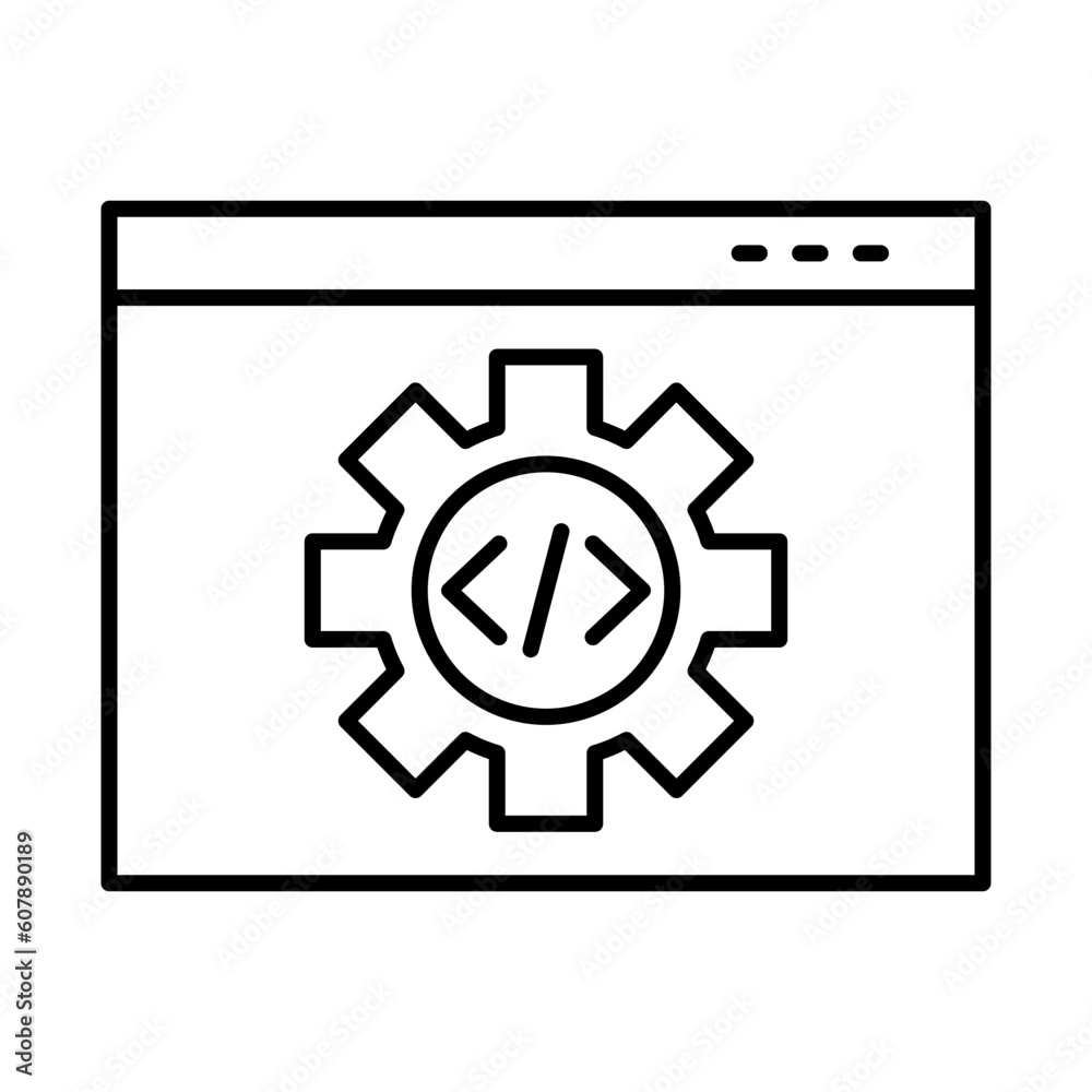 Backend Icon Design Backend Icon Design