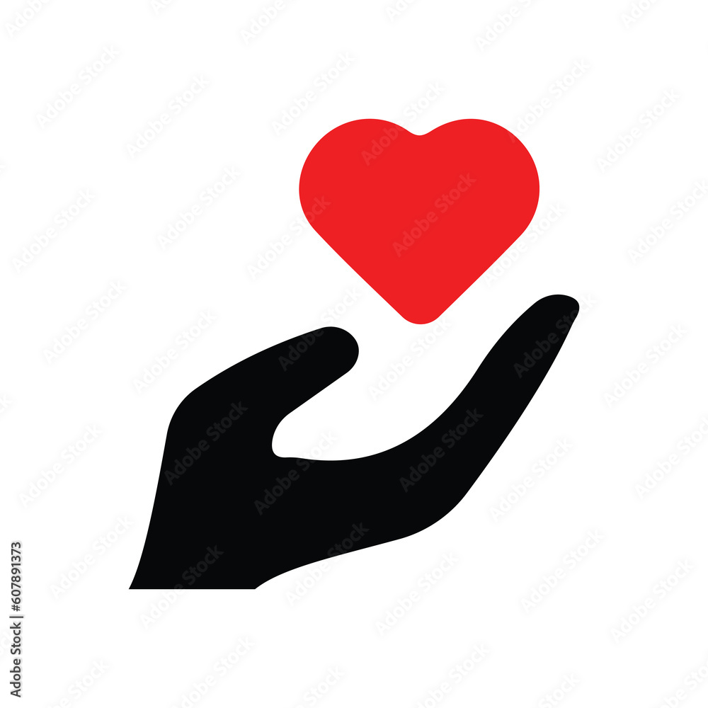 Hand Holding Heart Icon, Love Symbol, Compassion Gesture, Valentine’s Day Concept, Heartfelt Care Vector Hand Holding Heart Icon, Love Symbol, Compassion Gesture, Valentine’s Day Concept, Heartfelt Care Vector