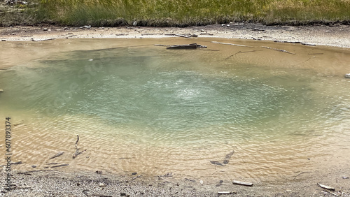 green dragon spring in Norris Geyser Basin in Yellowstone National Park