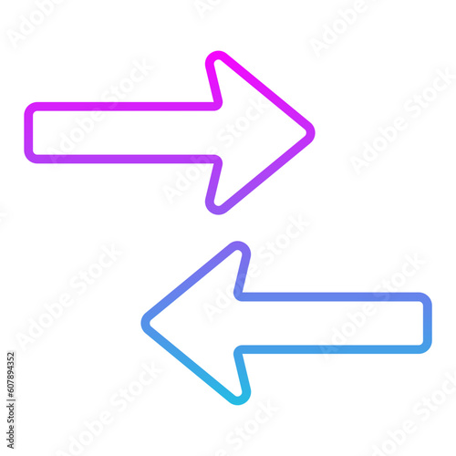 Opposite Arrows Icon