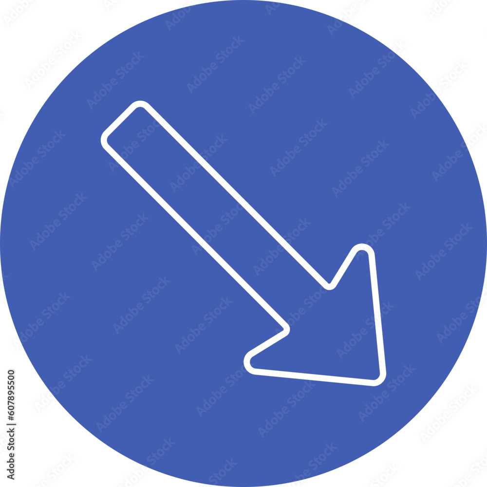 Down Right Icon Down Right Icon